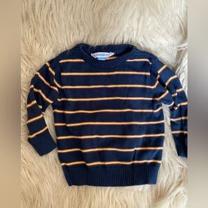 Like new Ruggedbutts striped crewneck sweater 18 months